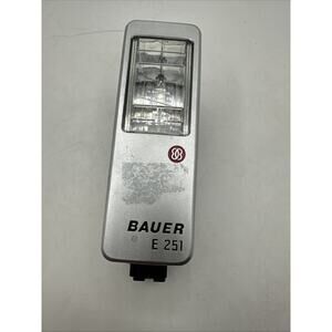 Vintage Bauer E 251 Electronic Camera Flash